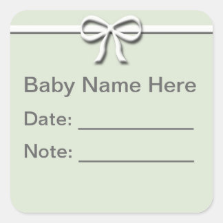 Flaschenetiketten Quadratischer Aufkleber