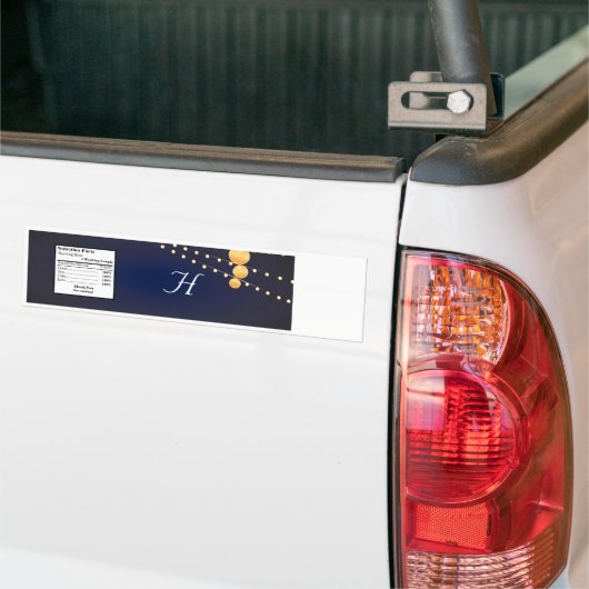 Flaschenetikettsymbole auf blauen Chinesen Autoaufkleber (Auf Lkw)