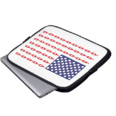 Flaschenflagge Laptopschutzhülle (Vorne Knopf)