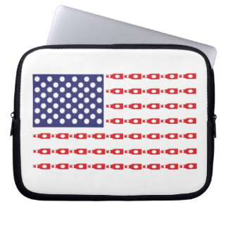 Flaschenflagge Laptopschutzhülle