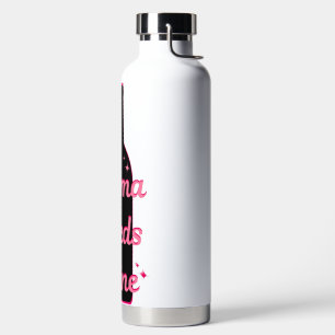 Flaschenförmiges grafisches Design Rosa Mama brauc Trinkflasche