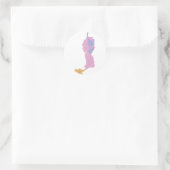 Flaschengenie Runder Aufkleber (Tasche)