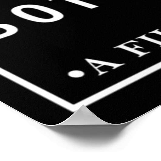 Flaschenglocke Poster (Ecke)