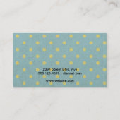 Flaschengrüben/Polka-Punkt Visitenkarte (Rückseite)