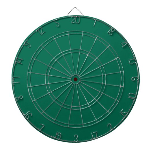 Flaschengrün (Vollfarbe) Dartscheibe (vorne)