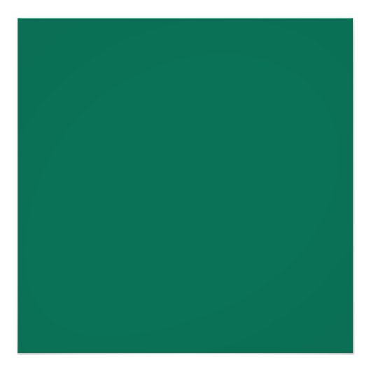 Flaschengrün (Vollfarbe) Fotodruck (Vorne)