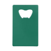 Flaschengrün (Vollfarbe) Geldbeutel Flaschenöffner (Rückseite)