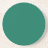 Flaschengrün (Vollfarbe) Getränkeuntersetzer (Vorne)