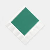 Flaschengrün (Vollfarbe) Serviette (Ecke)