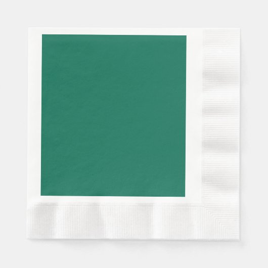 Flaschengrün (Vollfarbe) Serviette (Vorderseite)