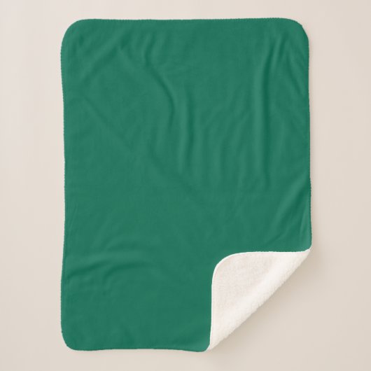 Flaschengrün (Vollfarbe) Sherpadecke (Vorderseite)