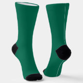 Flaschengrün (Vollfarbe) Socken (Gewinkelt)
