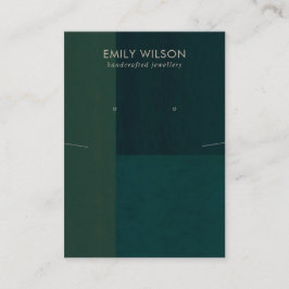 FLASCHENGRÜNE FARBBLOCK-ANZEIGE VISITENKARTE