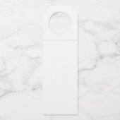 Flaschenhanger Tags, Standard Matte Flaschenanhänger (Vorderseite)