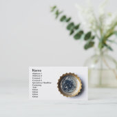 Flaschenkapsel Visitenkarte (Stehend Vorderseite)