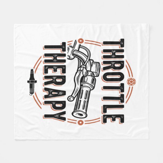 Flaschenkrampe Fleecedecke (Vorderseite (Horizontal))