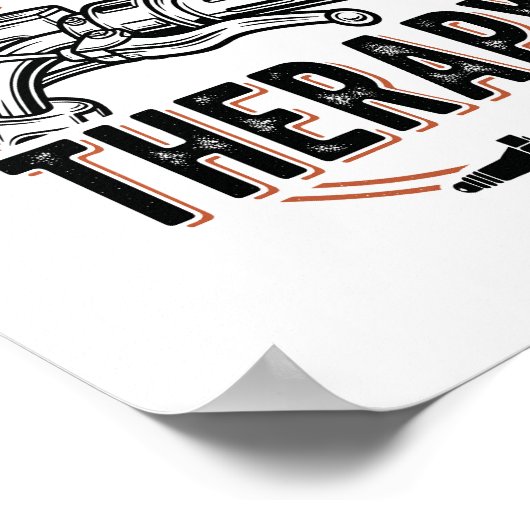 Flaschenkrampe Poster (Ecke)