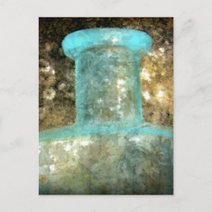 Flaschenkunst Postkarte