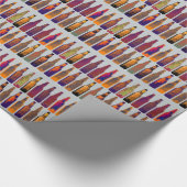 Flaschenmuster (Bier) Geschenkpapier (Ecke)