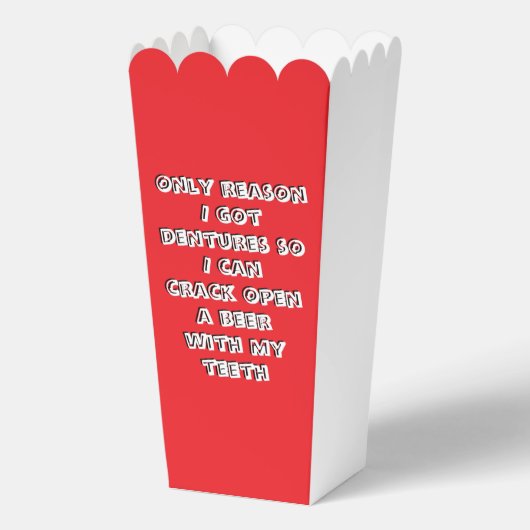 Flaschenöffnende Zähne Geschenkschachtel (Vorderseite)