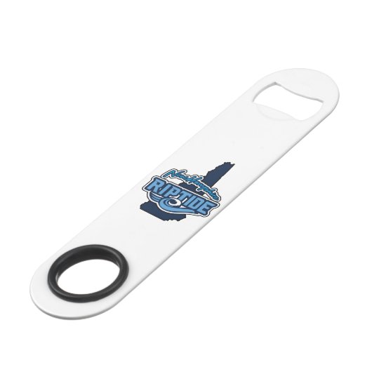 Flaschenöffner aus rostfreiem Stahl (Vorderseite Schrägansicht)