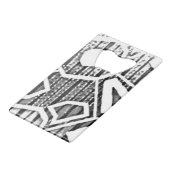 Flaschenöffner aus rostfreiem Stahl (Rückseite Schrägansicht)