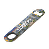 Flaschenöffner aus rostfreiem Stahl (Rückseite Schrägansicht)