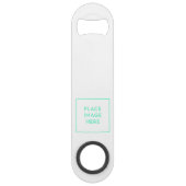 Flaschenöffner aus rostfreiem Stahl (Rückseite)