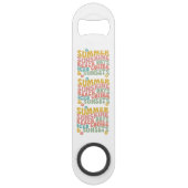 Flaschenöffner aus rostfreiem Stahl (Vorderseite)