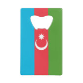 Flaschenöffner-Flagge aus Edelstahl, Flagge Aserba Geldbeutel Flaschenöffner (Vorderseite)