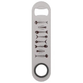 Flaschenöffner für benutzerdefinierte Fanggeschwin (Rückseite)