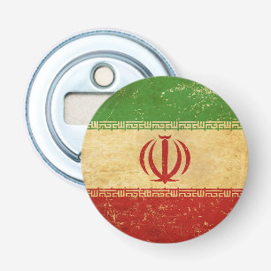 Flaschenöffner Iran-Flagge Vintage-Design