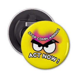 Flaschenöffner : Jetzt handeln (gelb)