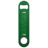 Flaschenöffner mit Zitat (anpassbar) (Rückseite)