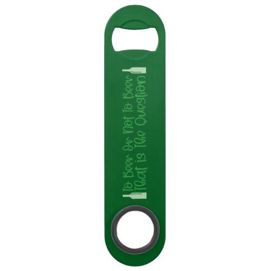 Flaschenöffner mit Zitat (anpassbar) (Vorderseite)