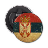 Flaschenöffner Serbien-Flagge (Vorderseite)