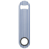Flaschenöffner Speed Blau-Weiß-Gestreift (Rückseite)