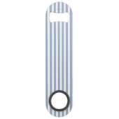 Flaschenöffner Speed Blau-Weiß-Gestreift (Vorderseite)