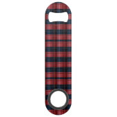 Flaschenöffner Speed Classic Rot & Blau Kariert (Vorderseite)