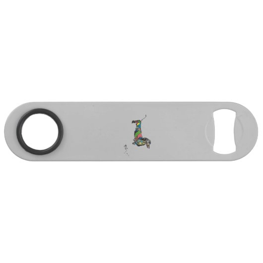 Flaschenöffner Speed mit Dachshund (Vorderseite (Horizontal))