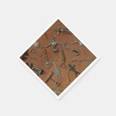 Flaschenöffner Standard-Cocktail Napkin Serviette (Ecke)