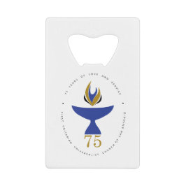 Flaschenöffnung mit Logo Geldbeutel Flaschenöffner