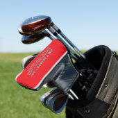 Flaschenöffnungszähne  golf headcover (In Situ)