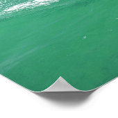 Flaschenose Delphine Tursiops truncatus Poster (Ecke)