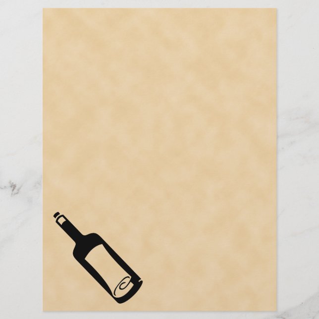 Flaschenpost. (Vorderseite)