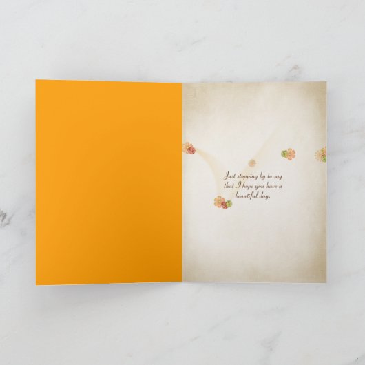 Flaschenpost Karte (Innenseite)