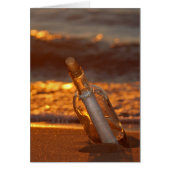 Flaschenpost mit Sonnenuntergang (Vorne)
