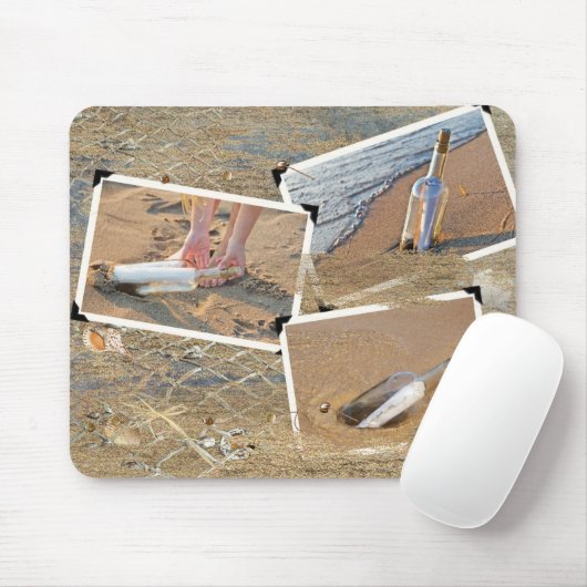 Flaschenpost Mousepad (Mit Mouse)
