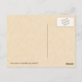 Flaschenpost. Postkarte (Rückseite)