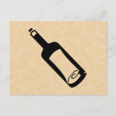 Flaschenpost. Postkarte (Vorderseite)